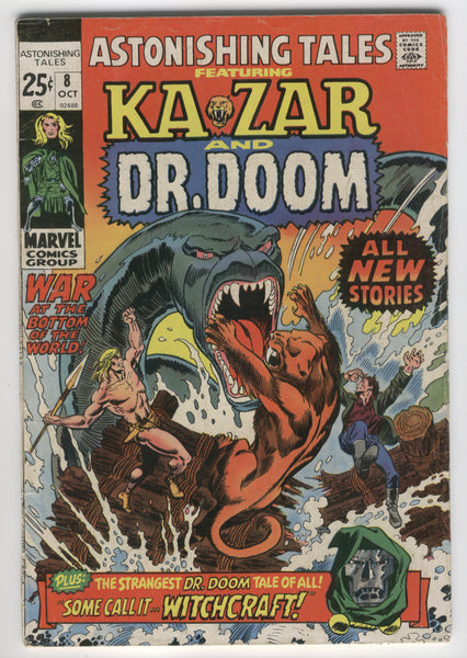 Astonishing Tales #8 All New Stories Ka-Zar Doctor Doom VG-