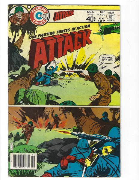 Attack #17 Charlton Bronze Age War Series FN