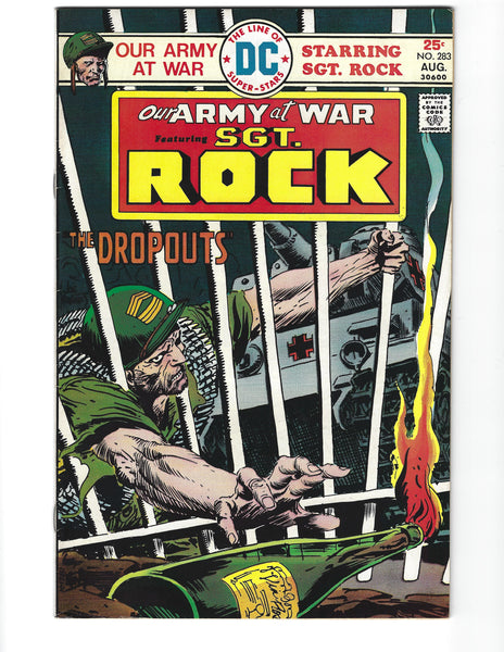 our Army At War #283 Bronze Age Kubert Classic FVF