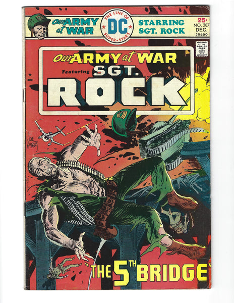Our Army At War #287 Bronze Age Kubert Classic VG