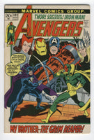 Avengers #102 My Brother.. The Grim Reaper Buckler Art Bronze Age Key FN