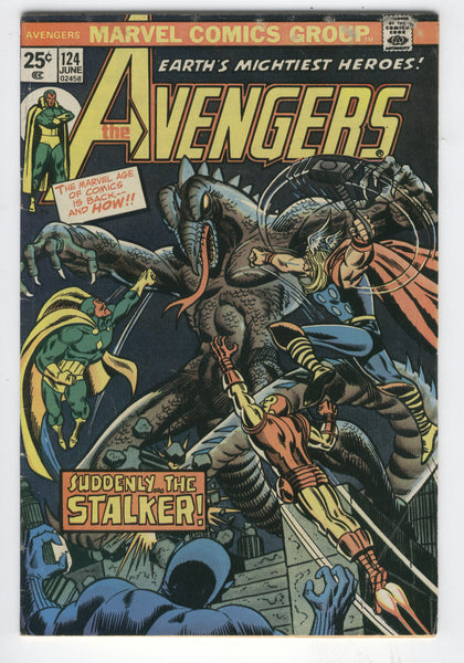 Avengers #124 The Star-Stalker! Mantis Bronze Age Key VG