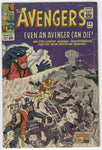 Avengers #14 Even An Avenger Can Die! Silver Age Key GD