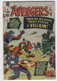 Avengers #15 In Mortal Battle Silver Age Key VG-
