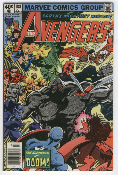 Avengers #188 The Elements Of Doom Bronze Age Byrne Art FN