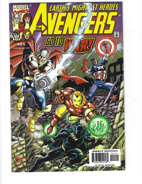 Avengers #21 Go To War! NM