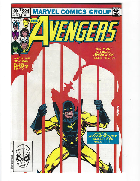 Avengers #224 Yellowjacket! VF