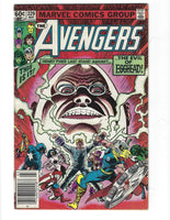 Avengers #229 The Evil Egghead! News Stand Variant No Tatooz VG