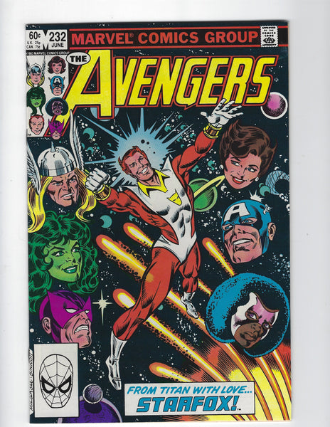 Avengers #232 Starfox! Modern Key VF