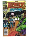 Avengers #259 The Skrulls! News Stand Variant FN