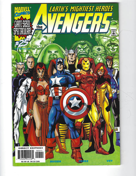 Avengers #25 Perez Art! VFNM