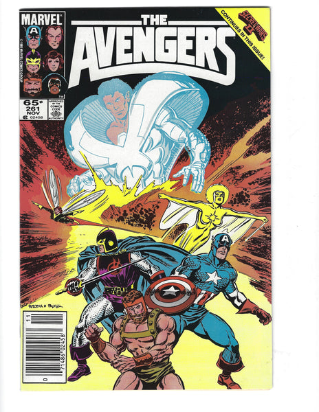 Avengers #261 The Beyonder! Black Knight! News Stand Variant FVF