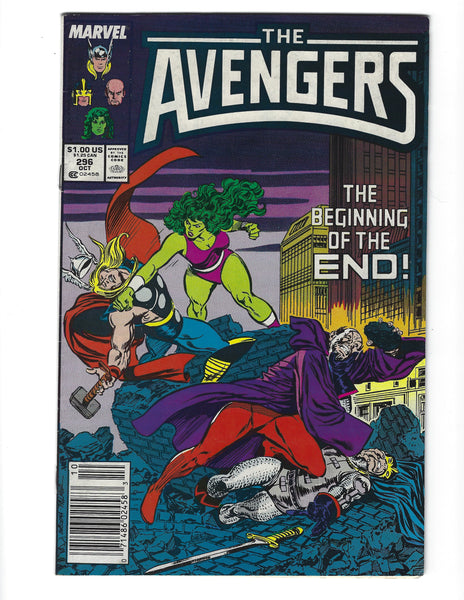 Avengers #296 The Beginning Of The End! News Stand Variant VGFN