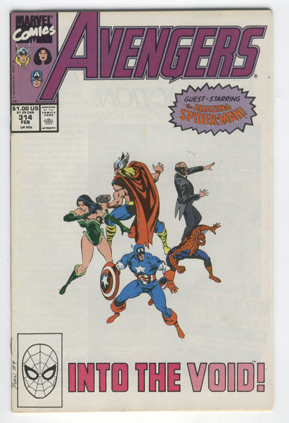 Avengers #314 Into The Void Guest Starring Spider-Man VFNM