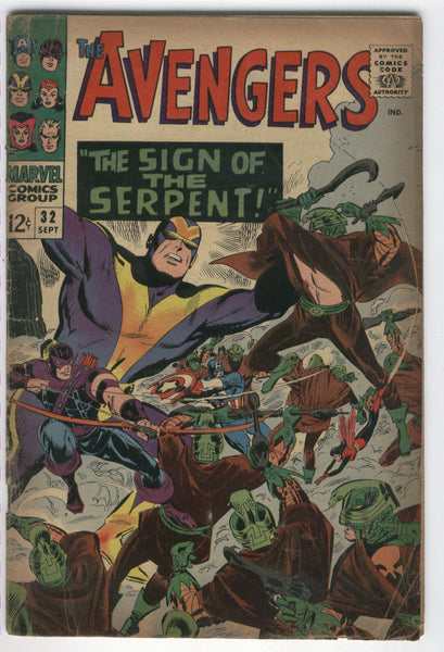 Avengers #32 Silver Age GD