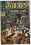 Avengers #36 The Ultroids Attack Silver Age Classic FN