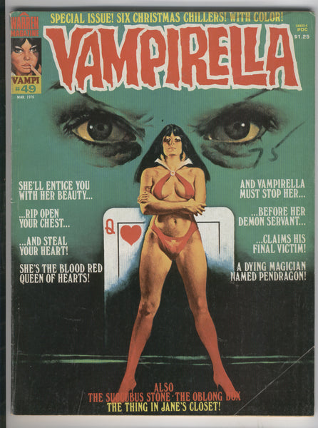 Vampirella #49 She'll Entice You With Her Beauty! Bronze Age Horror Classic VG