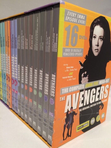 The Avengers Complete Emma Peel Mega-Set 16 DVD Sealed New OOP HTF