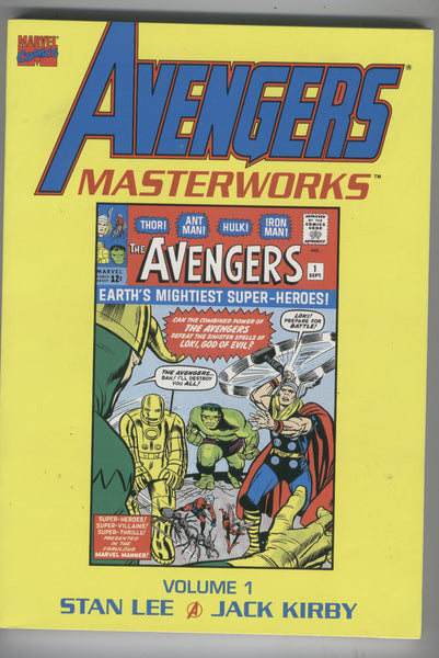 Avengers Masterworks Trade Paperback Vol. 1 Lee & Kirby First Print VFNM
