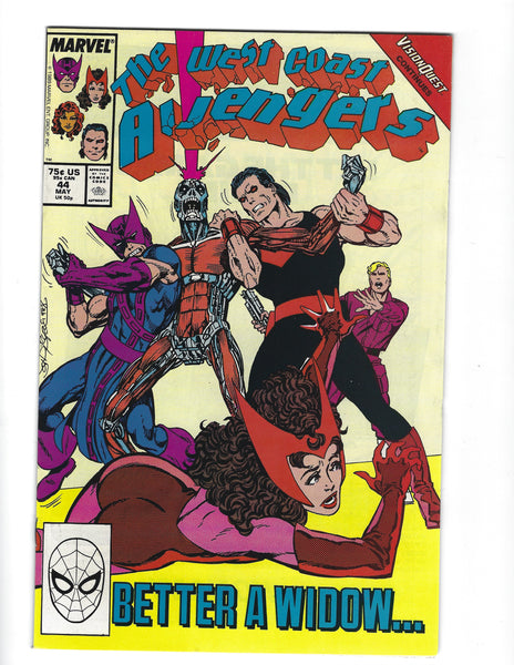 West Coast Avengers #44 Visionquest! VF-