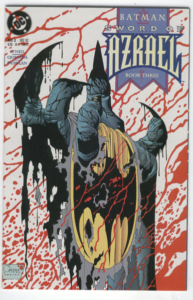 Batman: The Sword Of Azrael Book 3 Direct Action NM-