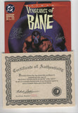 Vengeance Of Bane Second Print Dynamic Forces COA Signed Chuck Dixon & Graham Nolan VF
