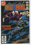 Batman #350 Nightmare In Crimson! VF