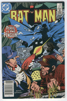 Batman #374 Peril Is The Penguin! News Stand Variant FN