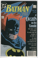 Batman #426 A Death In The Family Part 1 News Stand Variant HTF Key FVF
