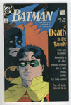 Batman #427 Death In The Family Book Two VF Mignola Cover