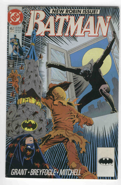 Batman #457 New Robin Issue HTF 2nd Print FN