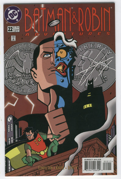 Batman And Robin Adventures #22 Two-Face Flips Out! VF
