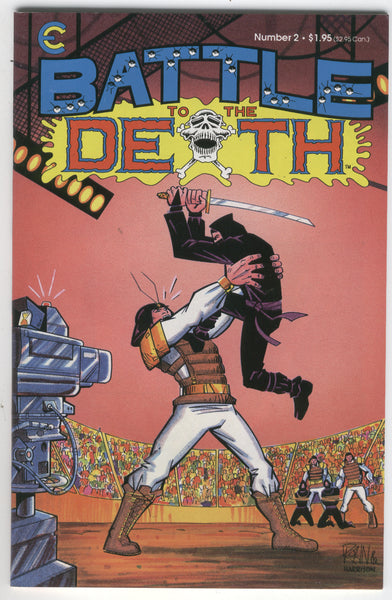 Battle To The Death #2 Eternity Comics HTF Indy Mature Readers VFNM