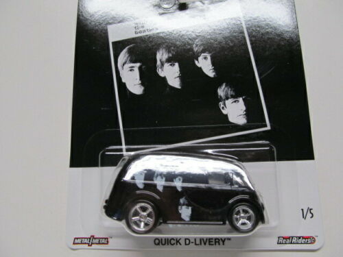 Hot Wheels Premium Beatles Quick D-Livery Die-Cast Sealed On Card #1/5