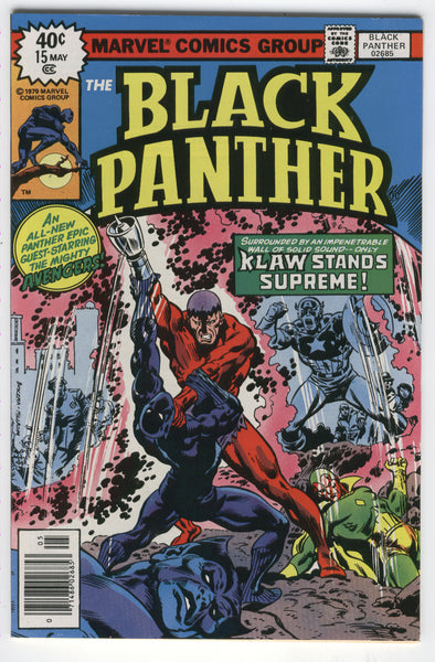 Black Panther #15 Klaw Stands Supreme Bronze Age Classic VF
