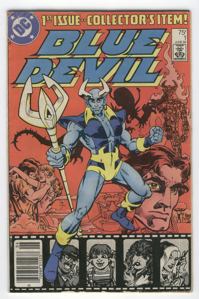 Blue Devil #1 Collector's Item HTF News Stand Variant News Stand Variant