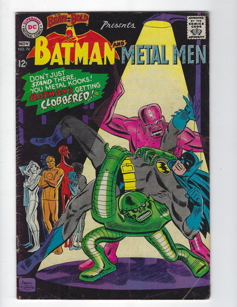 Brave And The Bold #74 Batman and Metal Men Silver Age! VG
