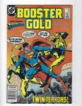 Booster Gold #23 Newsstand variant w/ Superman! FN