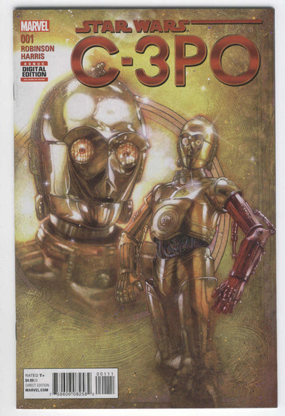 Star Wars C-3PO #1 2016 w/ Digital Code VFNM