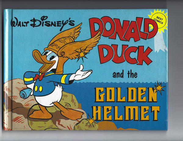 Walt Disney's Donald Duck And The Golden Helmet Hardcover Best Comics 1980 VF