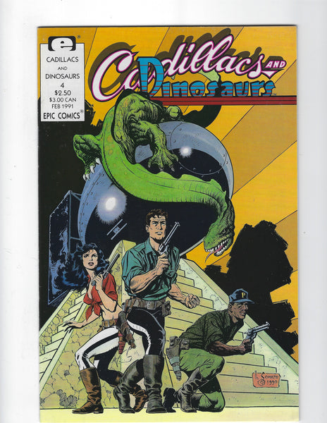 Cadillacs And Dinosaurs #4 Mark Schultz Epic Newsstand Variant VF