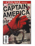 Captain America #25 The Death Of The Dream! VFNM