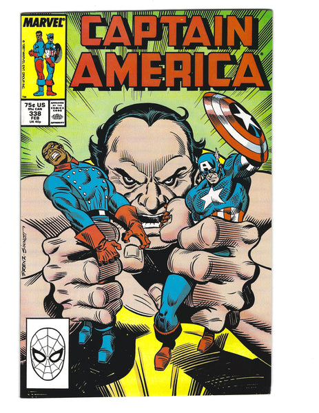 Captain America #338 The New Cap And Bucky! VF