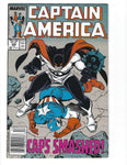 Captain America #348 News Stand Variant FN