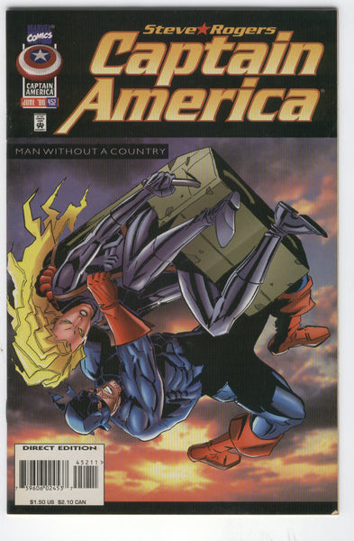 Captain America #452 Man Without A Country VF