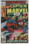 Captain Marvel #57 Battles Thor Bronze Age FN