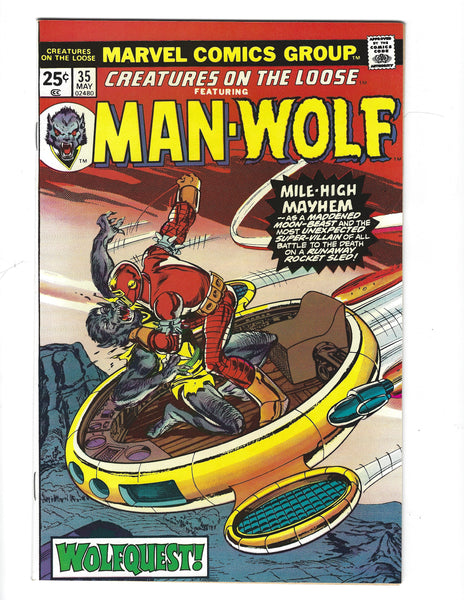 Creatures On The Loose #35 Man-Wolf! Hate Monger!! Perez!!! FN