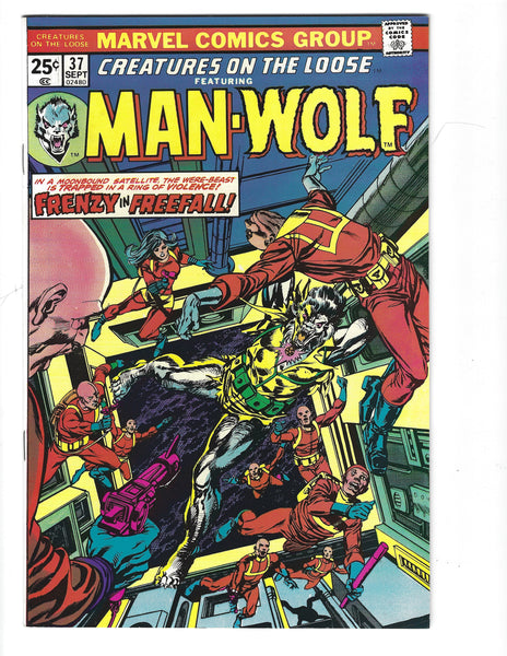 Creatures On The Loose #37 Man-Wolf Moonbound! Perez Art FN