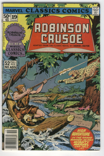 Marvel Classic Comics #19 Robinson Crusoe FN