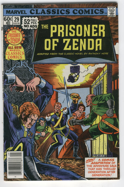 Marvel Classic Comics #29 Prisoner of Zenda FN
